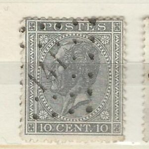  COB 17  oblitération à points  141 GAND