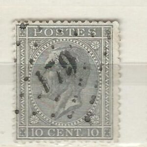 COB 17  oblitération à points  L179  HERVE (NIPA + 100 FB)