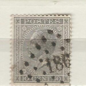  COB 17  oblitération à points  186 HUY (NIPA + 30 FB)