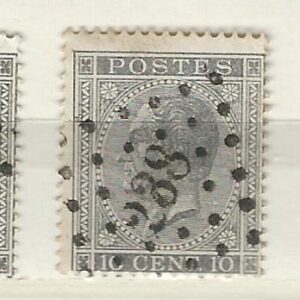 COB 17  oblitération à points  238 MARCHIENNE AU PONT (NIPA + 40 FB)