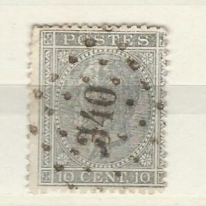 COB 17  oblitération à points  340  SPA (NIPA + 40 FB)