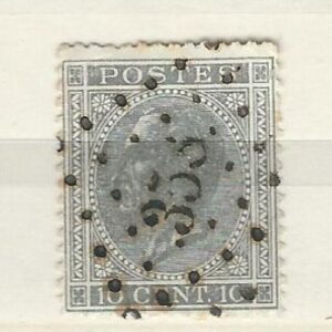 COB 17  oblitération à points  L358  THOURHOUT (NIPA + 150 FB)