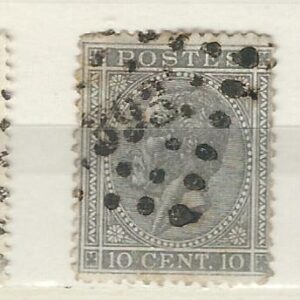 COB 17  oblitération à points  393  WAVRE (NIPA + 60 FB)