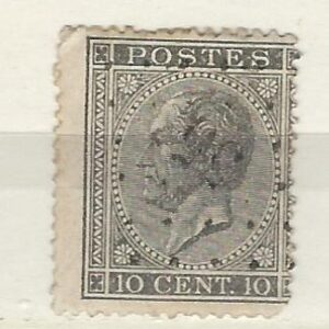 COB 17A oblitération à points  L55  BRECHT (NIPA + 850 FB)