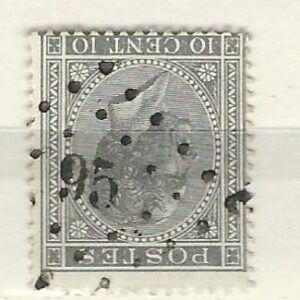 COB 17A oblitération à points  L95  DIEST (NIPA + 125 FB)