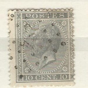 COB 17A oblitération à points  L284  OTTIGNIES (NIPA + 400 FB)