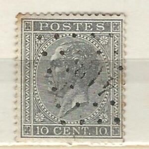 COB 17A oblitération à points  L418  LEMBECQ (NIPA + 750 FB)