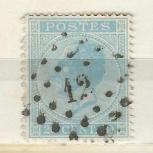 COB 18  oblitération à points  12  ANVERS