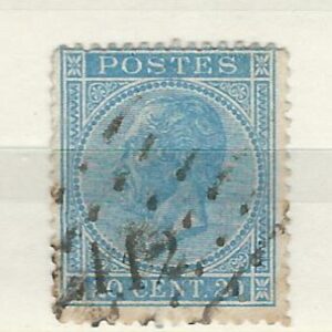 COB 18  oblitération à points  112  ENSIVAL  (NIPA + 150 FB)