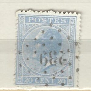 COB 18  oblitération à points  239  MARIEMBOURG  (NIPA + 200 FB)