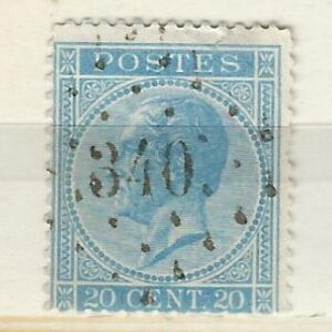 COB 18  oblitération à points  340  SPA  (NIPA + 40 FB)