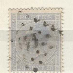 COB 18  oblitération à points