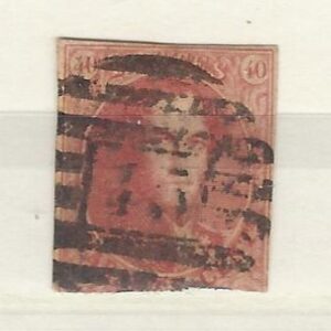 COB 12  Médaillon allongé - Bureaux de Perception - 8 barres horiz.  P45 Gand