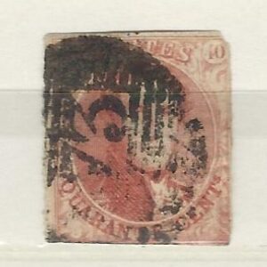 COB 12A  médaillon arrondi - Bureau de Direction - 18 barres horiz,  P73 Liège