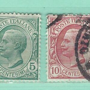 Italie Y&T 76/77 used