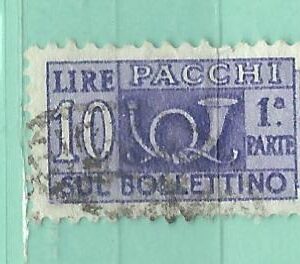 Italie Y&T Colis postaux 74 used