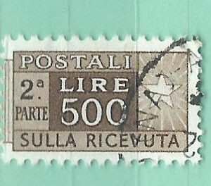 Italie Y&T Colis postaux 87 used